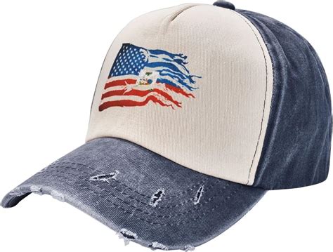 Haitian American Flag Combination Trucker Hat - Walmart.com