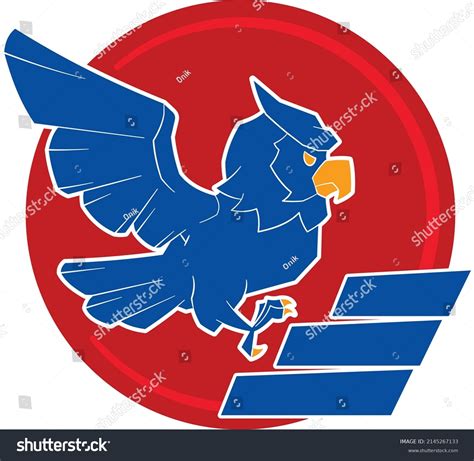 New Logo Blue Owl Stock Vector (Royalty Free) 2145267133 | Shutterstock