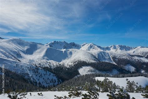 Wonderful winter landscape photography of Tatra National Park Stock ...