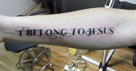 Tattoo Quote "I belong to Jesus" | Tattoo quotes, Tattoos, Hand tattoos