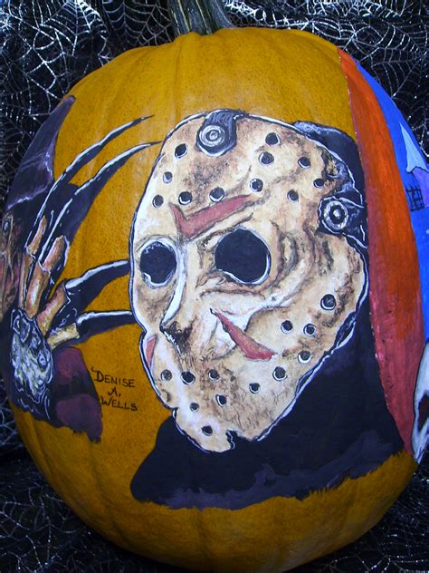 Friday the 13th's Jason by Denise A. Wells | Acrylic paintin… | Flickr