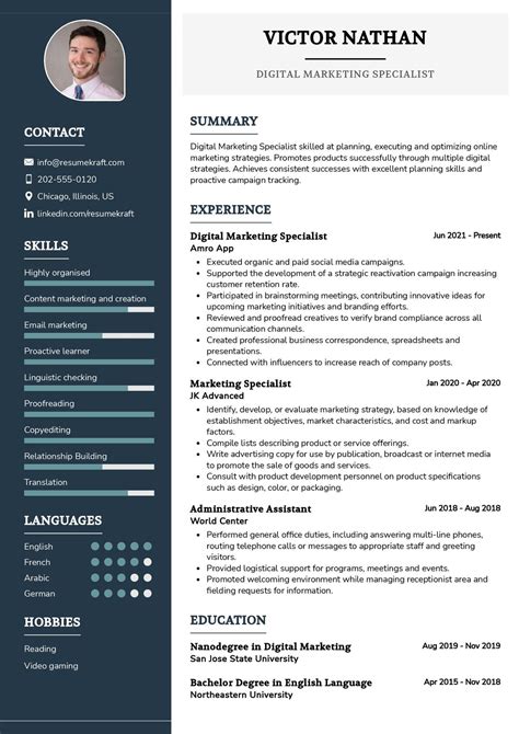 Digital Marketing Cv Examples Guide Cv Template Cv | sexiezpix Web Porn