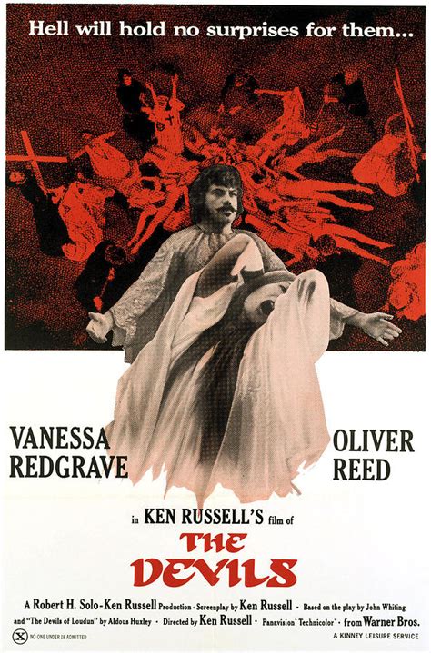 The Devils, Oliver Reed Back, Vanessa Photograph by Everett - Fine Art America