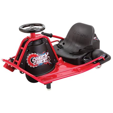 Razor Crazy Cart Shift Electric 360 Spinning Drifting Kids Outdoor Go Cart - Walmart.com ...