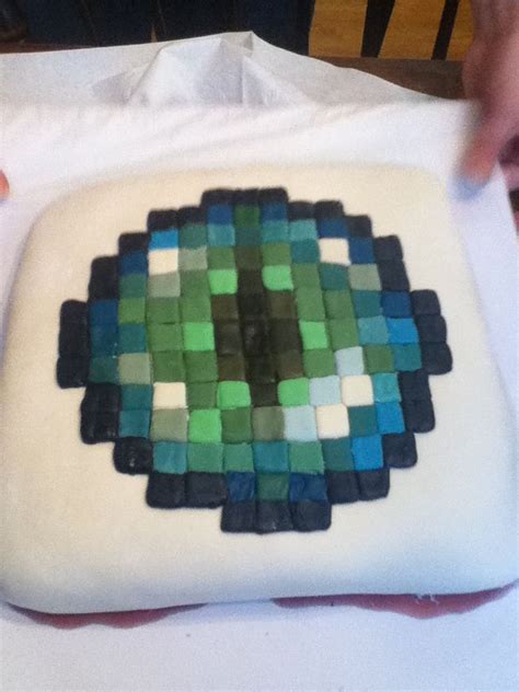 Eye of ender minecraft - Cake I made for Harry's Birthday | Minecraft birthday party, Minecraft ...