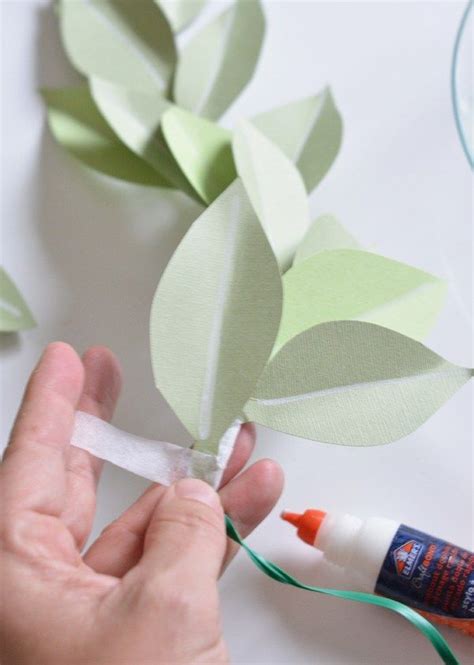 DIY Paper Leaf Garland | Centsational Style | Leaf garland, Paper ...