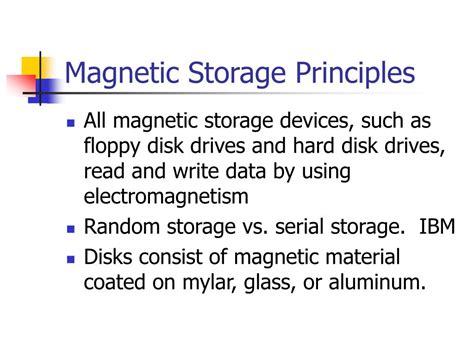 PPT - Magnetic Storage Principles PowerPoint Presentation, free download - ID:29792