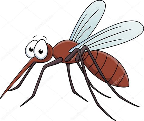 Mosquito Cartoon — Stock Vector © dagadu #9456457