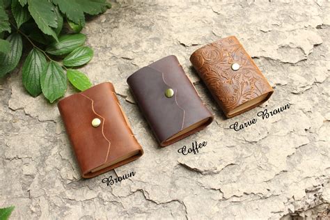 Personalized Leather Notebook Leather Notebook Full Grain - Etsy