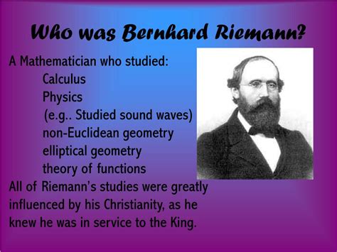 PPT - Bernhard Riemann PowerPoint Presentation - ID:181886