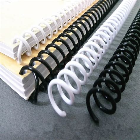 A4 46 Hole Loose leaf Plastic Binding Ring Single Coil Spring Spiral ...