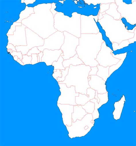 Africa Blank Map - ClipArt Best