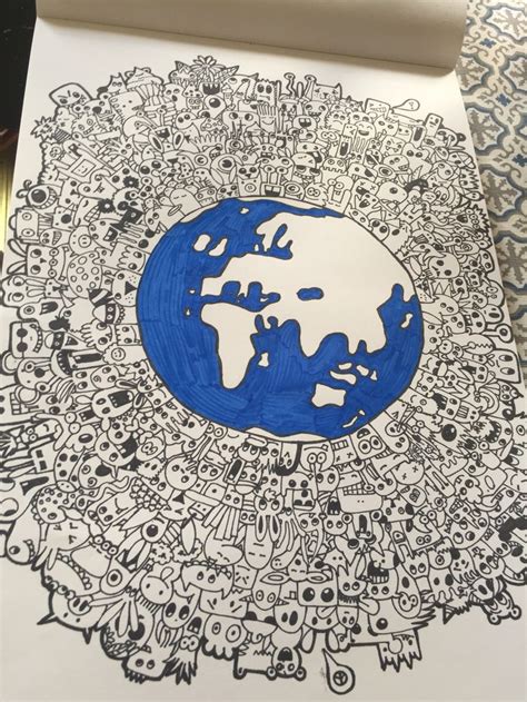 The world in doodleart