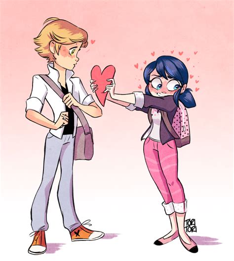 Marinette and Adrien - Miraculous Ladybug Fan Art (40265109) - Fanpop