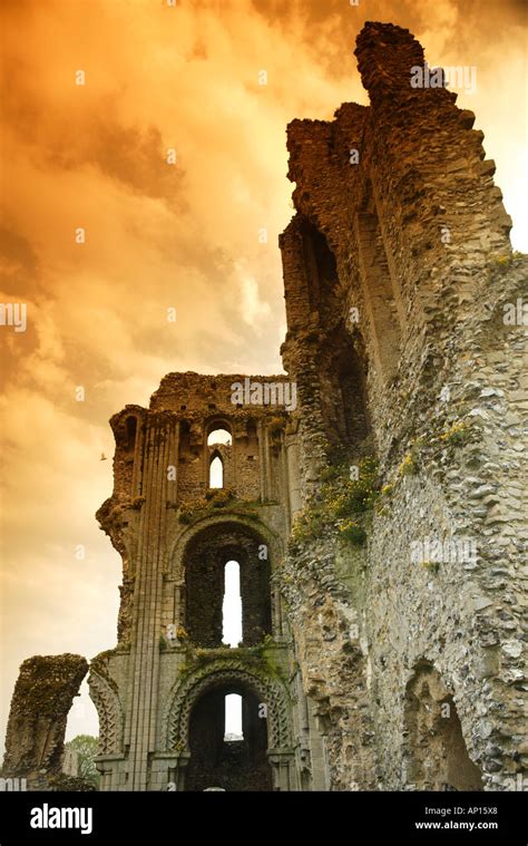 Castle Acre Priory Ruins, Castle Acre, Norfolk, UK Stock Photo - Alamy