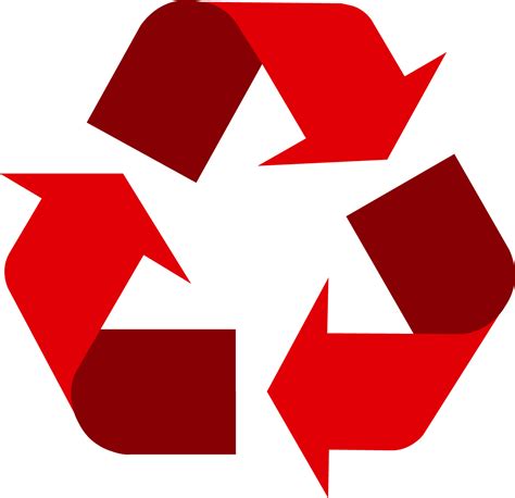 Red Recycle Logo