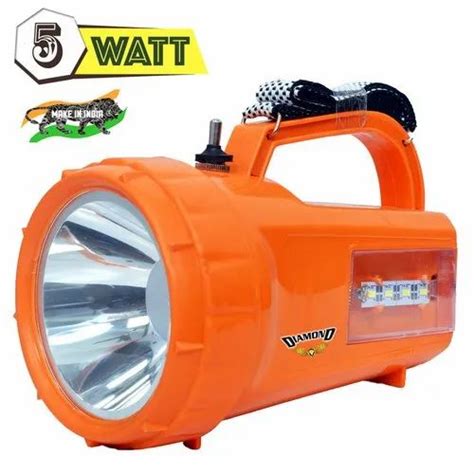 Rechargeable LED Torch (2km) at Rs 999/piece | Rechargeable Flashlights Torches & Security ...