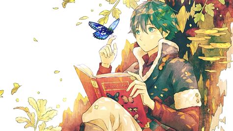 412+ Anime Boy Reading Book Hd Wallpaper Pics - MyWeb