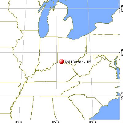 California, Kentucky (KY 41007) profile: population, maps, real estate, averages, homes ...