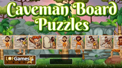 Caveman Board Puzzles