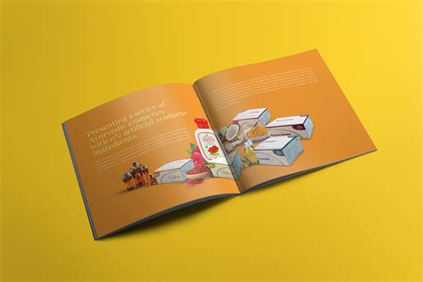 Brochure Rajah Ayurveda on Behance