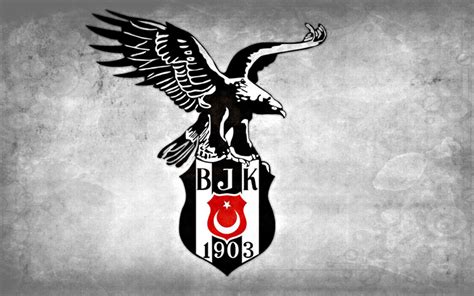 Download wallpapers Besiktas FC, minimal, logo, Super Lig, Turkish football club, football, gray ...