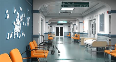 Hospital Hallway Modular Model - TurboSquid 1353979