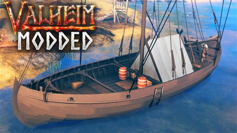 Sailing The Fastest & Largest Ship to the Plains! Modded Valheim EP25 - YouTube