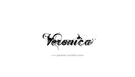 Veronica Name Tattoo Designs