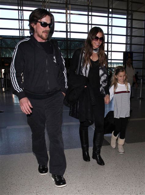 Christian Bale And Family Arriving For A Flight At LAX | Celeb Baby Laundry