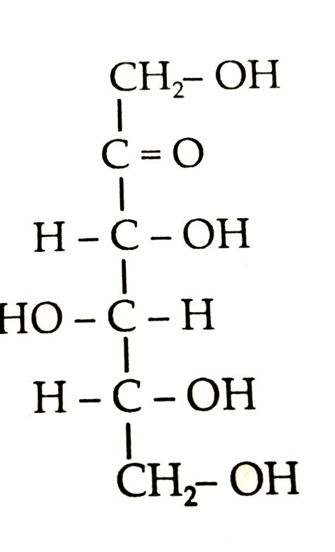 Structure of D-fructose is - Sarthaks eConnect | Largest Online ...