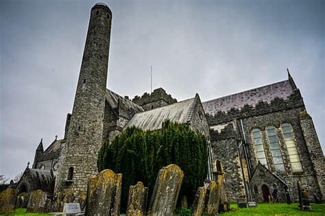 St Canice's Cathedral and Round Tower - Kilkenny Ireland - a photo on ...