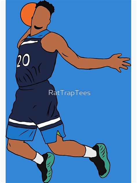 "Josh Okogie Dunk" Poster by RatTrapTees | Redbubble