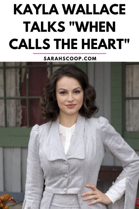 Kayla Wallace Talks "When Calls the Heart" | Sarah Scoop