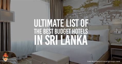 List of the Best Budget to Mid-Range Hotels in Sri Lanka | Budget hotel ...