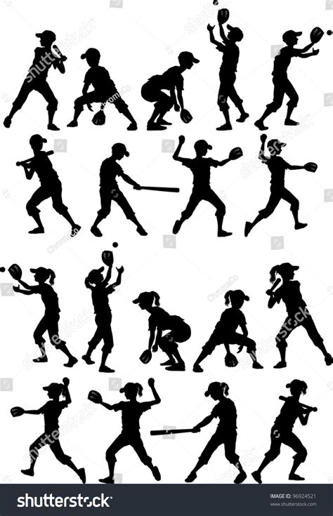 Kid Baseball Silhouette Photos, Images and Pictures