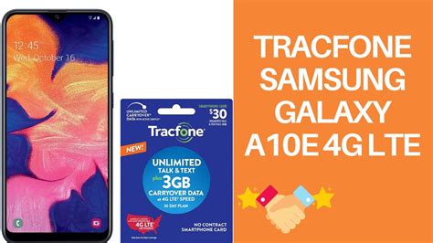 Tracfone Samsung Galaxy A10e 4G LTE Prepaid Smartphone (Locked) - Black ...