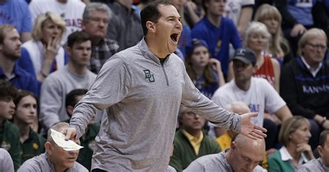 Scott Drew hilariously challenges Jay Bilas due to Baylor's foul struggles in first half - On3