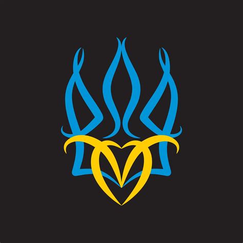 Beautiful coat of arms of Ukraine 21752198 Vector Art at Vecteezy