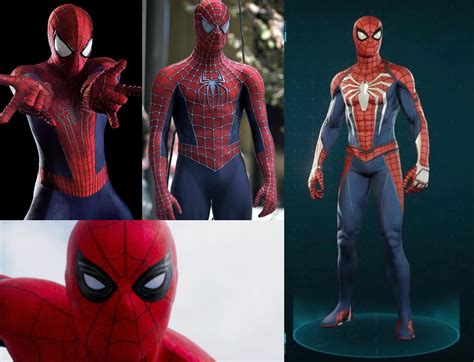 Do you think Insomniac mixed The Amazing Spider-Man 2 suit with the Sam Rami Spidey suit using ...