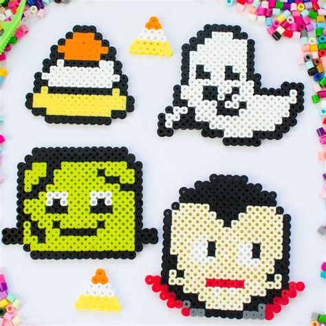 50 Best Halloween Perler Bead Patterns, Ideas and Crafts - Fun Loving Families | Perler bead ...