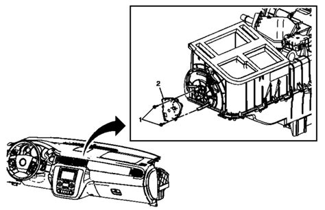 Location Of Blend Door Actuator