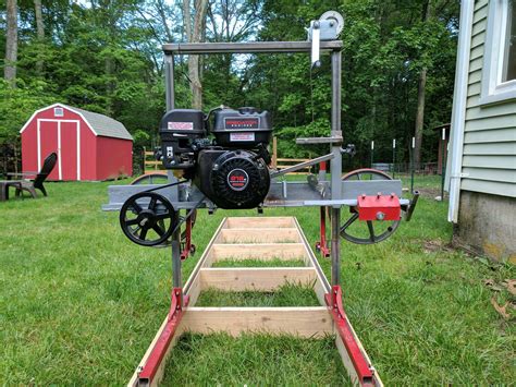 How I Built a Sawmill in the Backyard | Make: | Holzbearbeitung, Bandsägen, Sägewerk