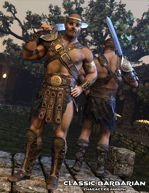 dForce Classic Barbarian Armor HD for Genesis 9 | Daz 3D