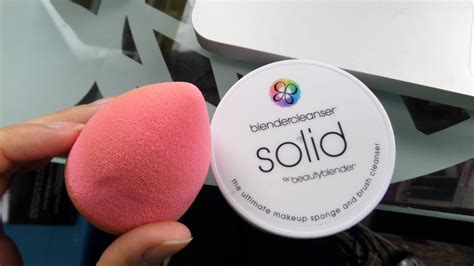 Beauty Blender Solid Cleanser Demo ! - YouTube