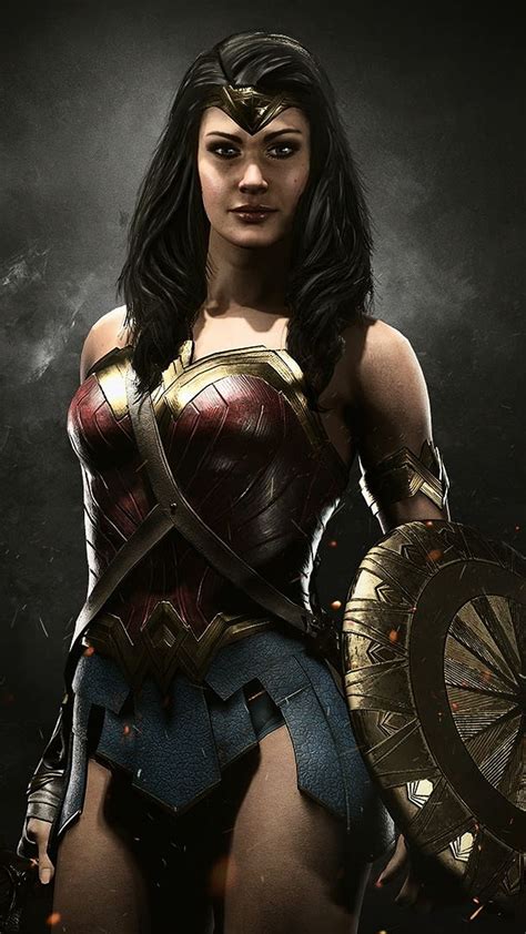 1080P free download | Wonder Woman, character, game, girl, injustice, HD phone wallpaper | Peakpx