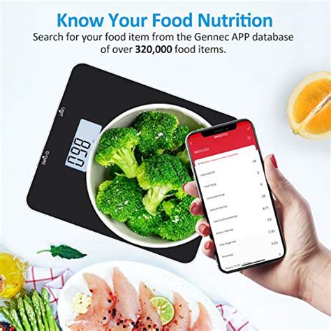 Buy Smart Food Nutrition Scale, FITINDEX Bluetooth Digital Kitchen Scale with Nutritional ...