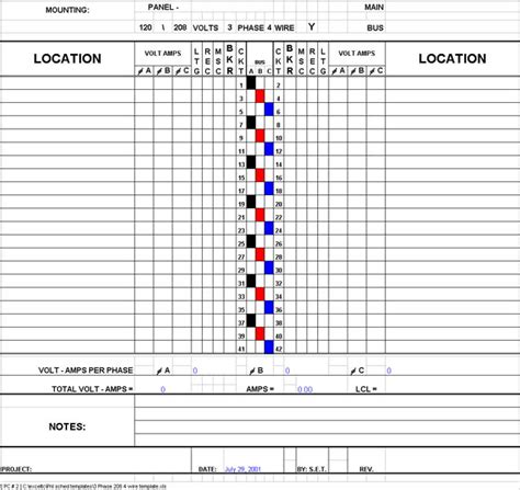 Panel Schedule - test post! - ECN Electrical Forums