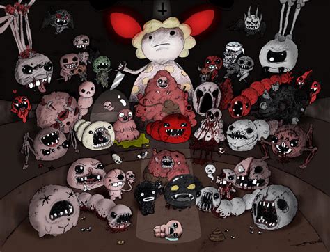 The Binding of Isaac [ALL BOSSES] Colored! by jaego17 on DeviantArt