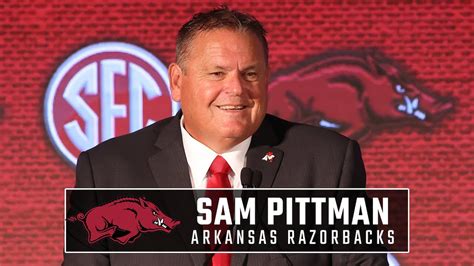 What Arkansas' Sam Pittman said at SEC Media Days 2021 - Win Big Sports